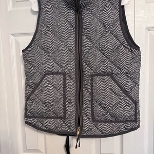 J. Crew Black and White Women's Vest